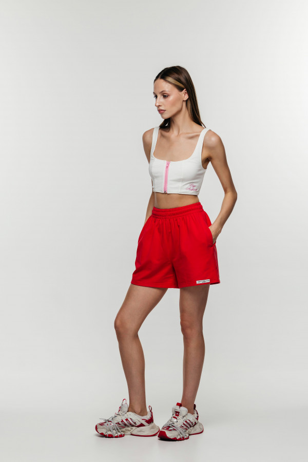 Шорты OYYO WOMEN BASE красные (XS)