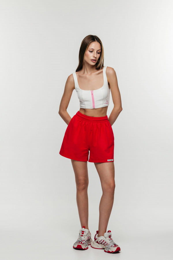Шорты OYYO WOMEN BASE красные (XS)